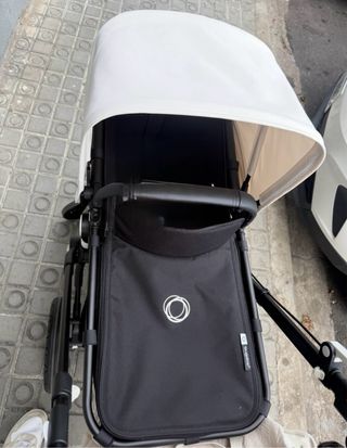 Carro Bugaboo cuco y silla Negro-Blanco