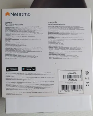 Termostato Inteligente Netatmo.