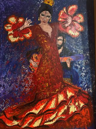 Cuadro Flamenco Acrílico