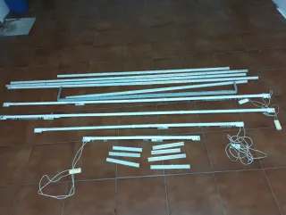 Raíles extensibles para cortinas