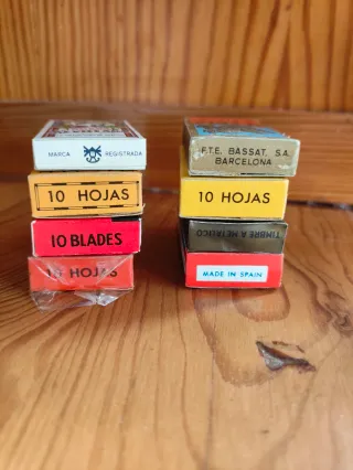 Colección Cuchillas Afeitar Vintage