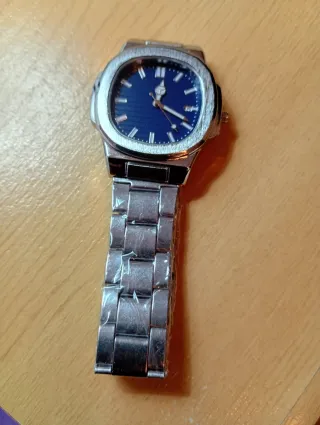 Reloj Caballero Metálico Azul