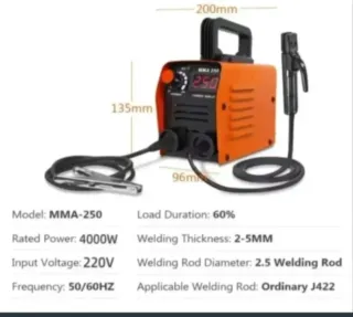 Máquina Soldar Inverter MMA-250