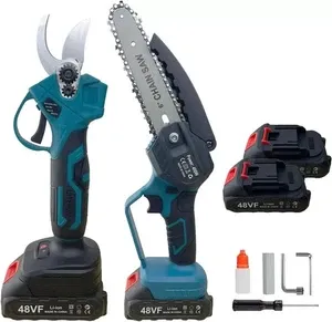 Set Motosega e Forbici Potatura Giardinaggio