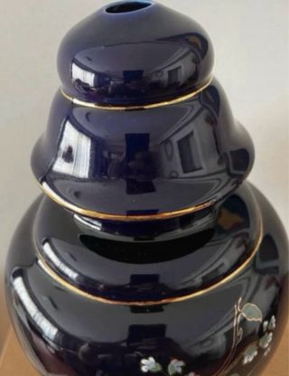 Jarrón Grande / Base Lámpara Cerámico Vintage