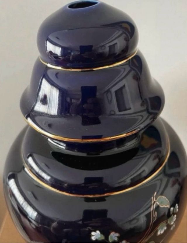 Grande Vaso / Base Lampada in Ceramica Vintage