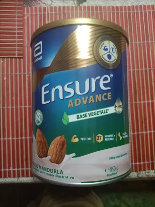Ensure Advance Integratore Mandorla 850g