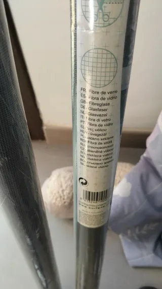 2 Rollos Tela Mosquitera Fibra Vidrio 1.2x3m nuevo