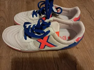 Zapatillas Munich Niño Azul Blanco