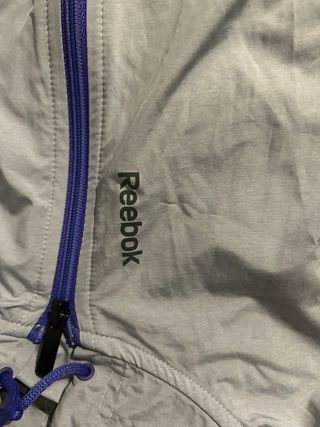 Chaqueta Reebok original bicolor gris/violeta