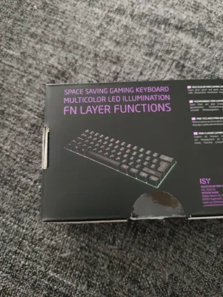 Teclado Gaming ISY Mini Multicolor Nuevo