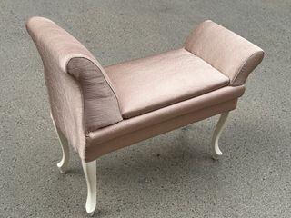 Sillón Antiguo Rosa Tapizado