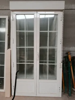 Puertas de balcón/terraza blancas