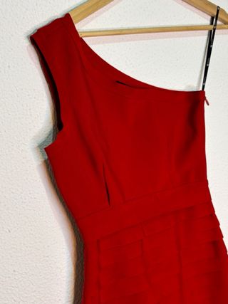 Vestido Rojo Forever 21 Talla S