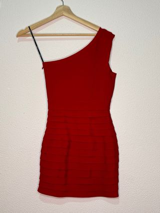 Vestido Rojo Forever 21 Talla S