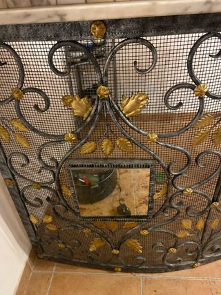 Barra Minibar Interior Mármol y Metal