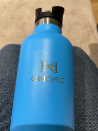 Botella de agua OMORC azul