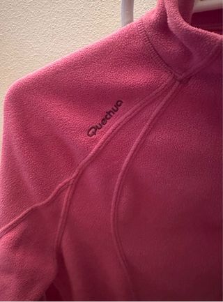Sudadera polar Quechua rosa