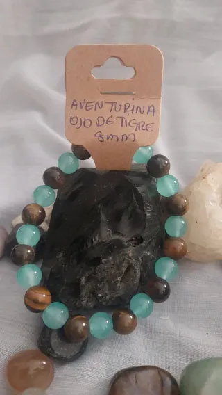 Pulsera Aventurina Ojo de Tigre 8mm