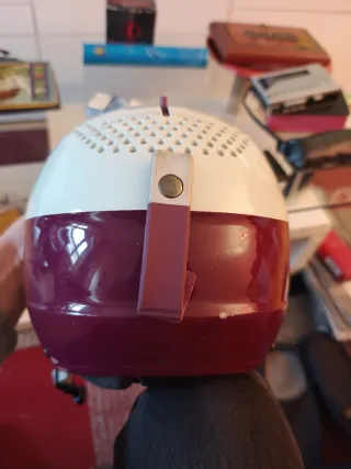 Casco de esquí HEAD blanco y burdeos