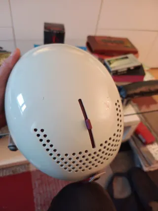 Casco de esquí HEAD blanco y burdeos