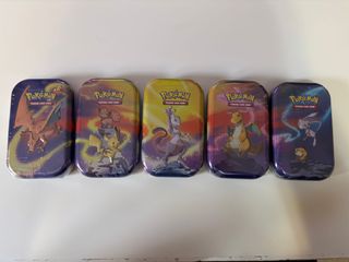 Pack 5 Minilatas Pokémon Poder de Kanto – SELLADAS