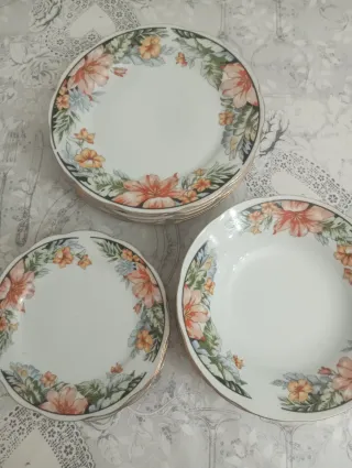 Servizio piatti vintage 6 posti