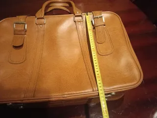 Maleta Vintage Cuero Marrón