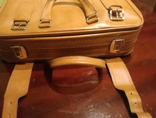 Maleta Vintage Cuero Marrón