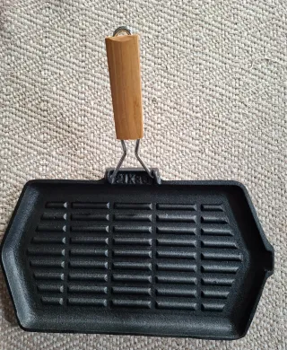 Parrilla Rectangular de Hierro fundido.