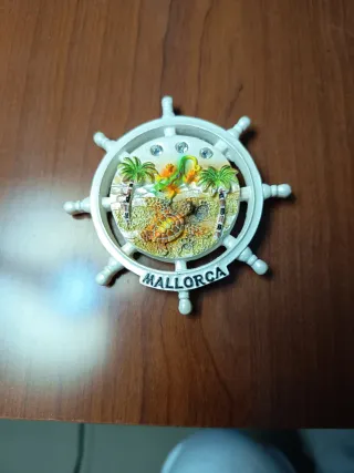 Imán Mallorca timón tortuga y lagarto