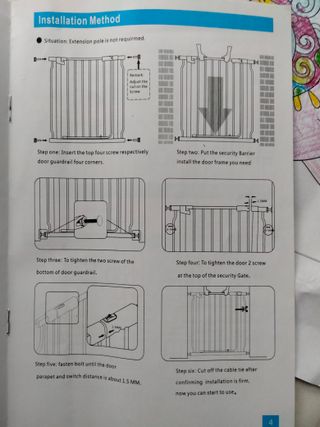 Barrera de seguridad para bebés y niños