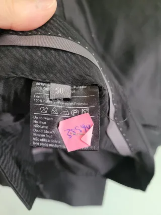 Traje de caballero negro