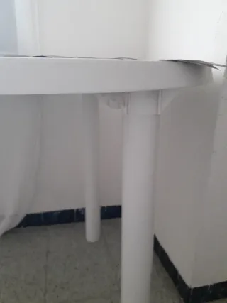 Conjunto Mesa ovalada + 4 sillas terraza jardín