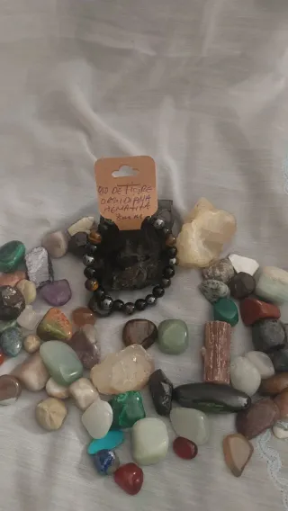 Pulsera Triple Protección Ojo Tigre Obsidiana Hema