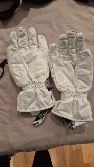 Guantes de Nieve Wedze Blancos y Azules