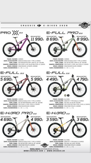 NOVA CRUSSIS AVINOX DJI PRE RESERVA A RIERA BIKES
