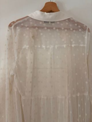 Vestido/Kimono Largo Blanco