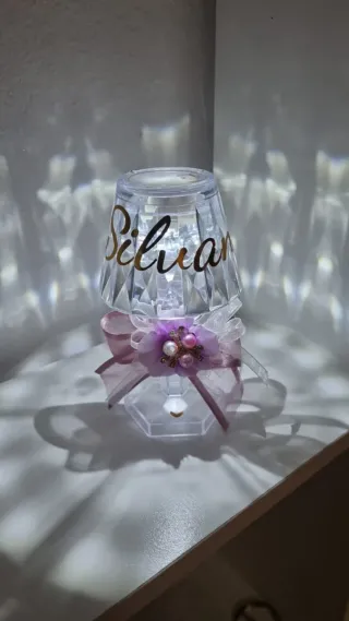 Piccola lampada decorativa idea regalo o bombonier