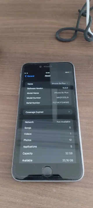 iPhone 6s Plus 32GB Plata