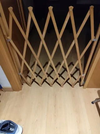 Valla de madera extensible