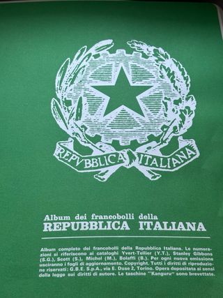 3 Album Francobolli Repubblica Italiana