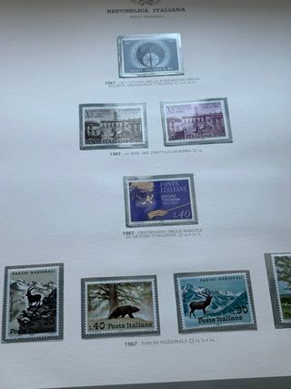 3 Album Francobolli Repubblica Italiana