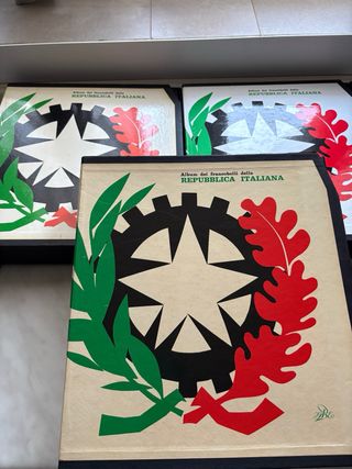 3 Album Francobolli Repubblica Italiana