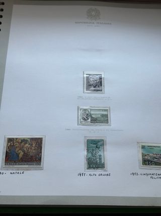 3 Album Francobolli Repubblica Italiana