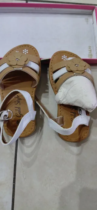 3 Pares Sandalias Infantiles Talla 24 y 25