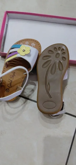 3 Pares Sandalias Infantiles Talla 24 y 25