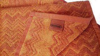 MISSONI SET 2 ASCIUGAMANI GHOST T59 VINTAGE