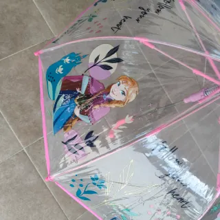Paraguas Frozen Transparente