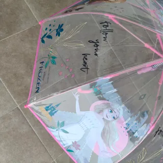 Paraguas Frozen Transparente